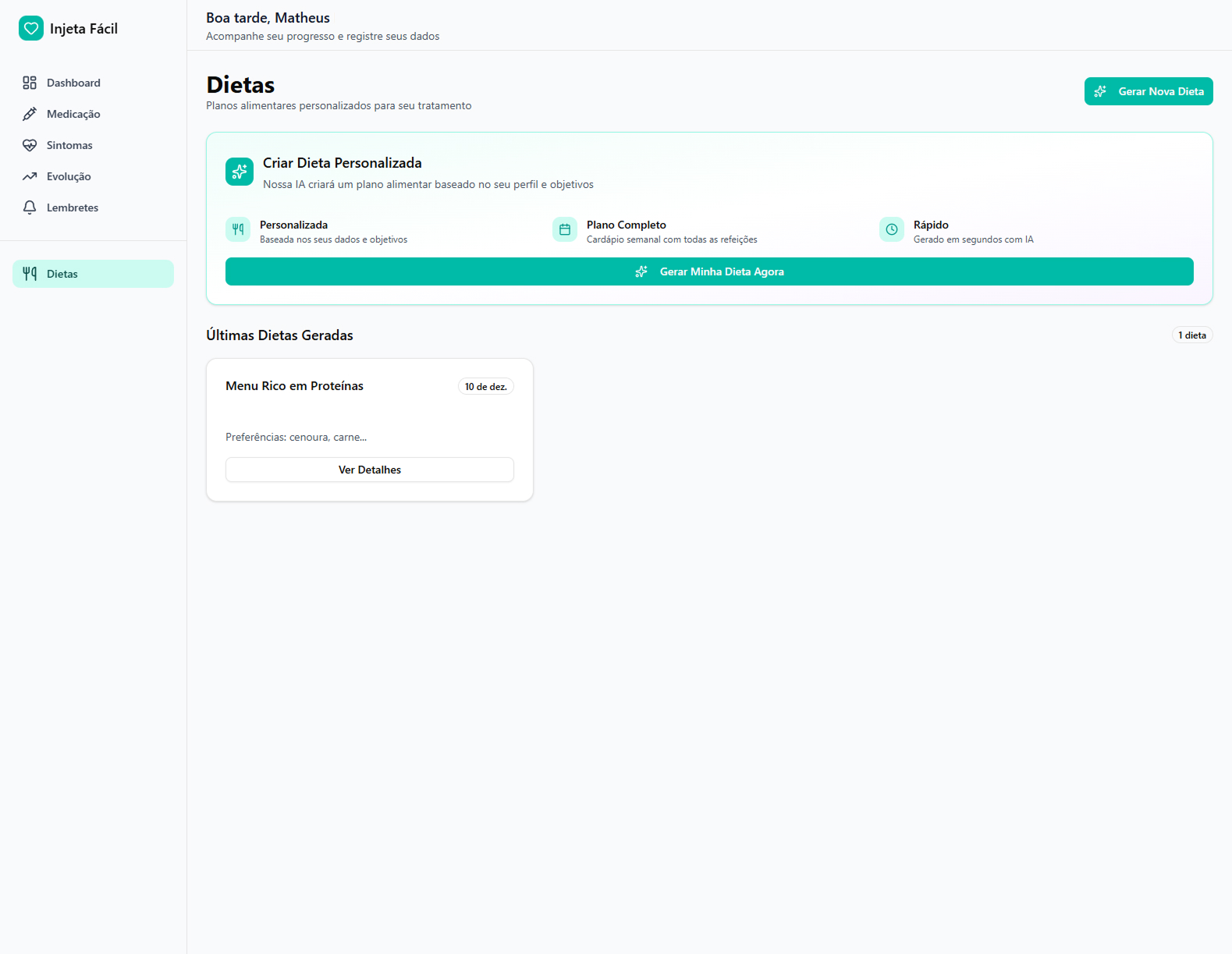 Relatórios e métricas